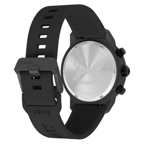 NWT Authentic Timex Ironman Challenger Chronograph Quartz Black Dial Men's Watch - Picture 2 of 3